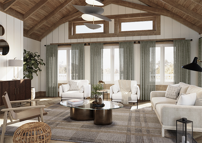 Kalahari Voile, Warm Grey - Made to Measure Curtains - Image 7